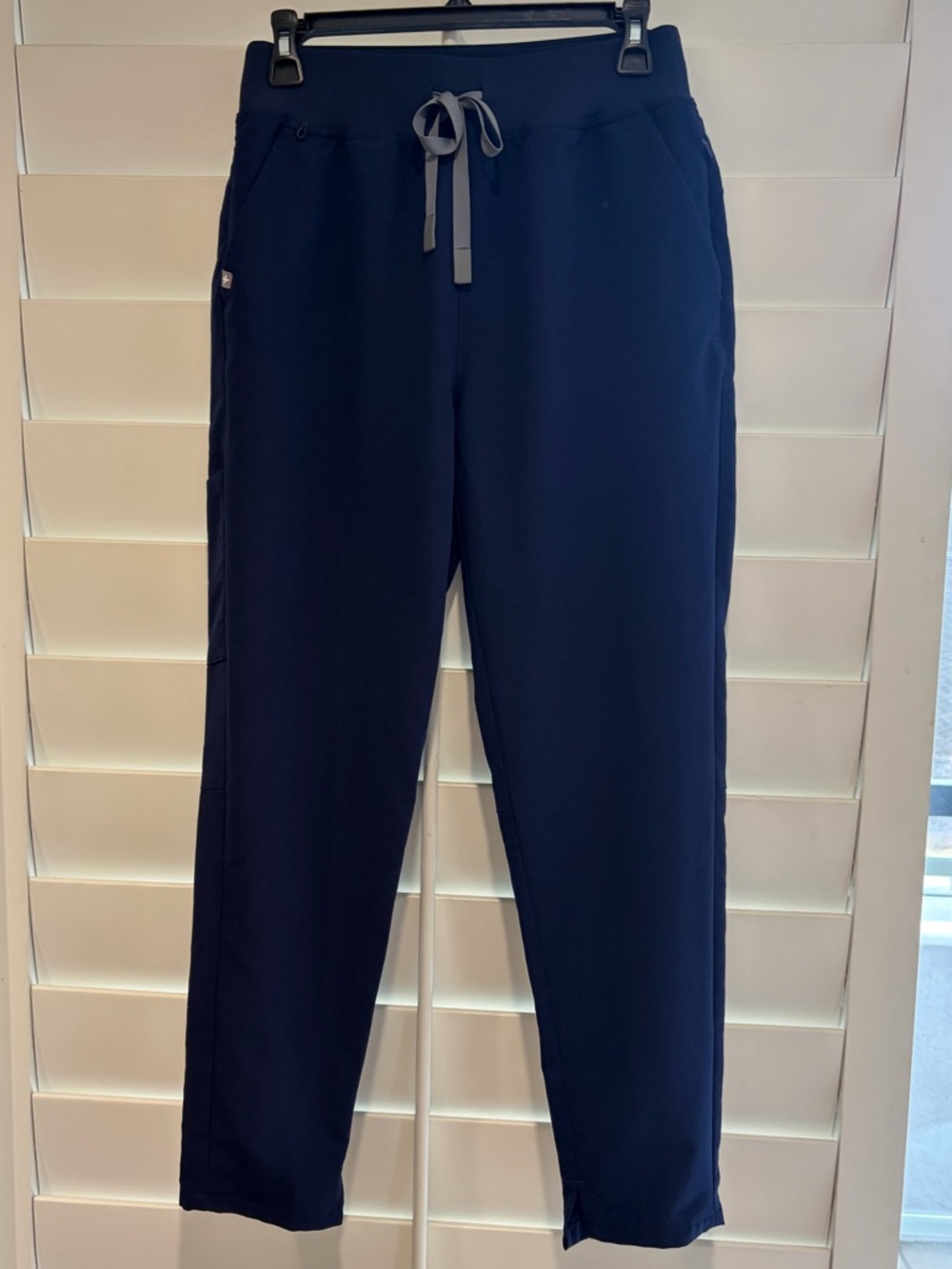 FIGS NEW High Waisted Alva Skinny Fit Tapered Pants Scrub Pant S Navy Blue - Picture 10 of 16
